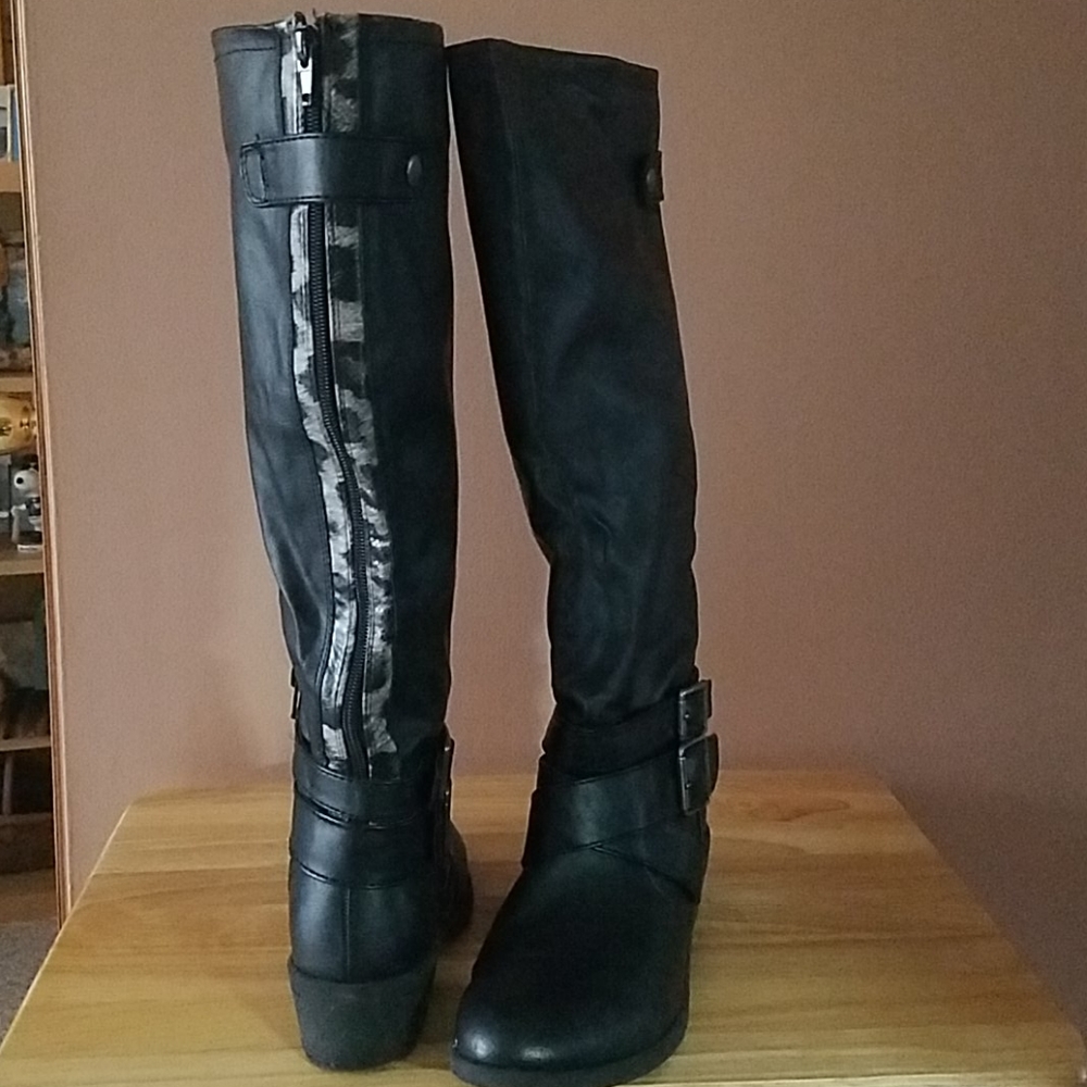 Pink & Pepper Tall Riding Boots
